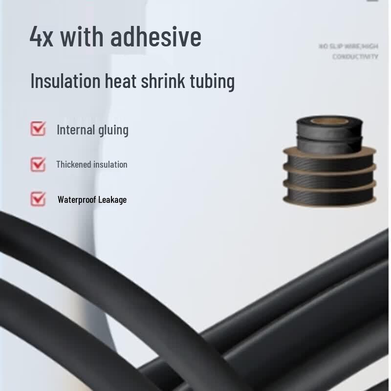 Adhesive Lined Heat Shrink Tubing, 4:1 Ratio, Waterproof
