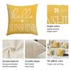 1/4Pcs Simple Pillow Cover, Spring And Summer Flower Cushion Cover, Farmhouse Room Decoration Living Room Sofa Pillow Cover