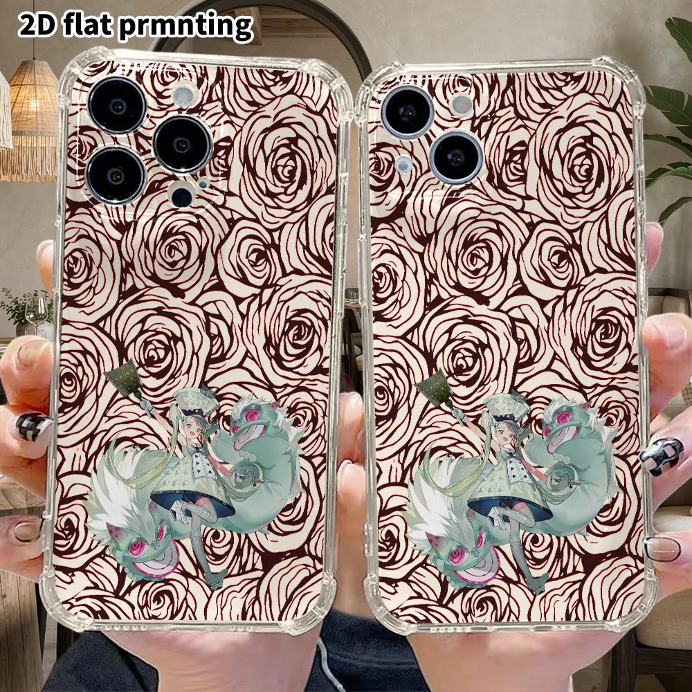 Phone Case: 2D Flat, Suitable for iPhone 18 17 16 15 14 13 Pro, Transparent Corners Protective Case, Fantasy Fairy Tale, Christmas and Halloween Gifts