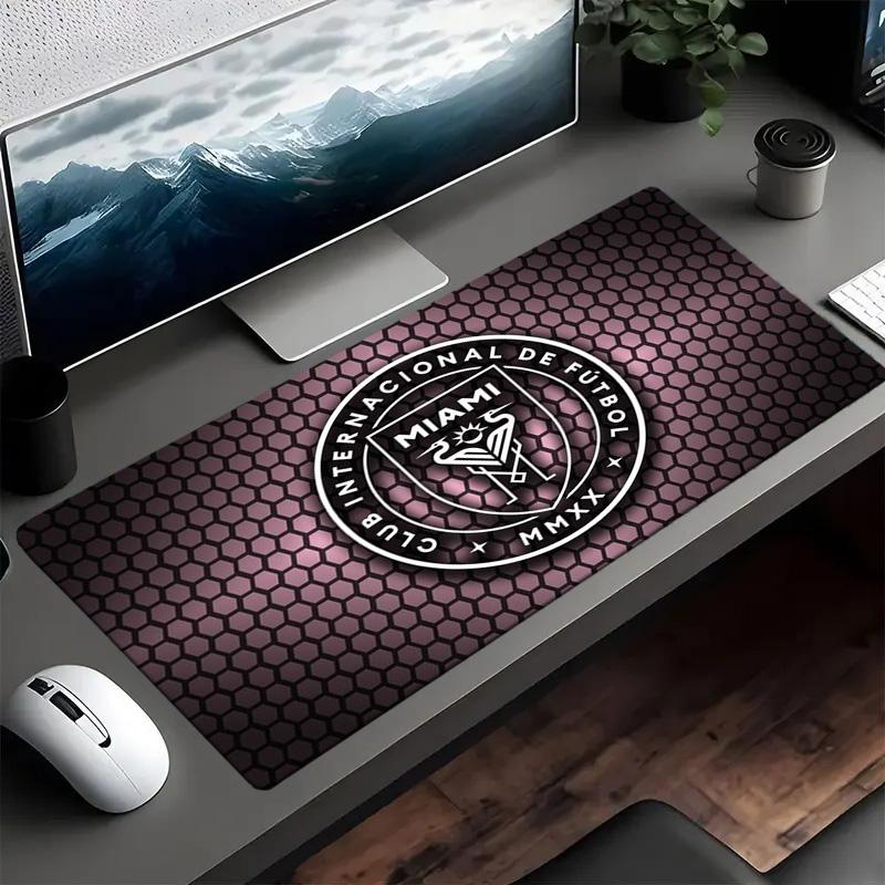 Inter Miami Fc Crest Mouse pad Mouse pad, Gaming Mouse Pad, keyboard pad, Desk Decor for computer notebook Fan Gift Birthday Gift