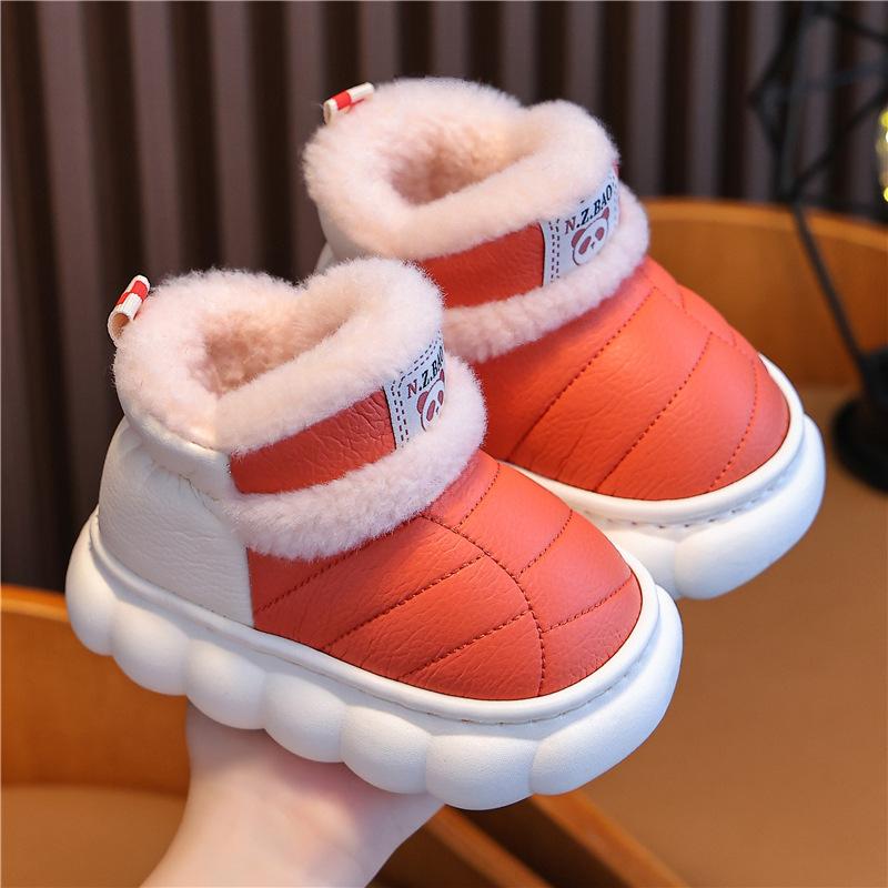 Детские зимние тапочки из хлопка — фото 8