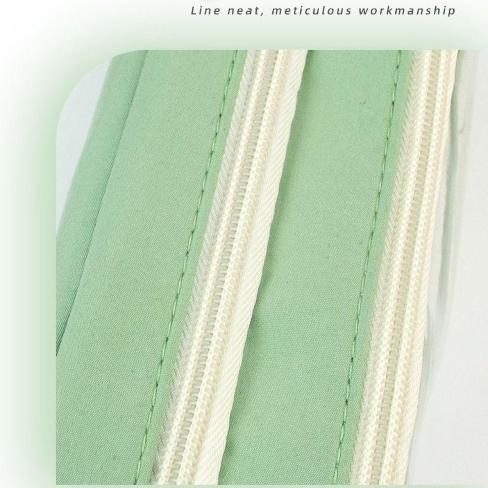 Large Capacity Transparent Pencil Case DIY Stationery Box Makeup Bag Transparent Pen Bag Friend