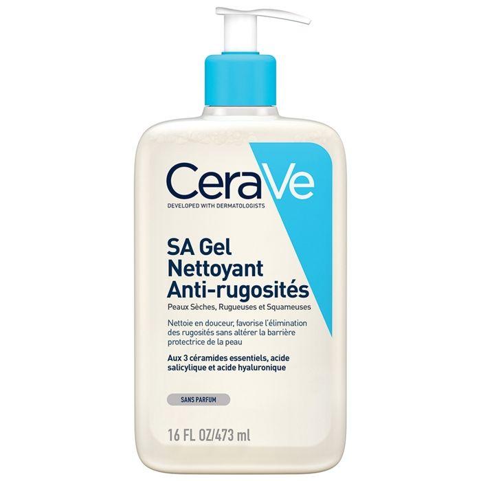 Gel Nettoyant - Cerave - SA - 473ml - Anti Rugosités - Hypoallergénique