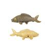 1pc Gold Color Carp Fish Brass Handle Retro Luxury Cabinet Door Knobs Single Hole Furniture Hardware Wardrobe Drawer Pulls