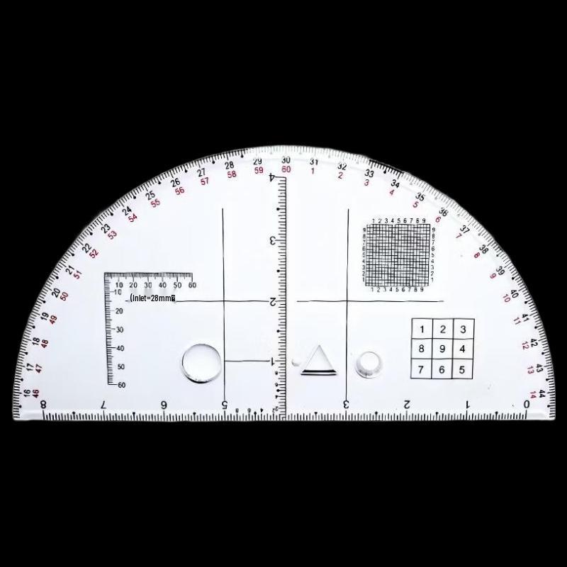 

Latitude and Longitude Semicircle Ruler 28-unit