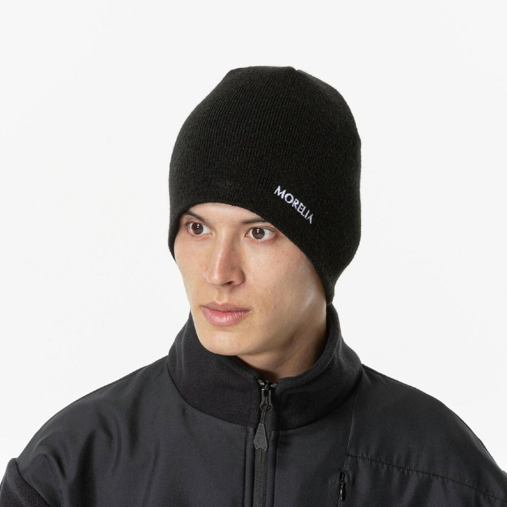 Mizuno MORELIA Knit Beanie Cold Weather One Size Fits Most Cap, Protection, Black, (P2MYB515)