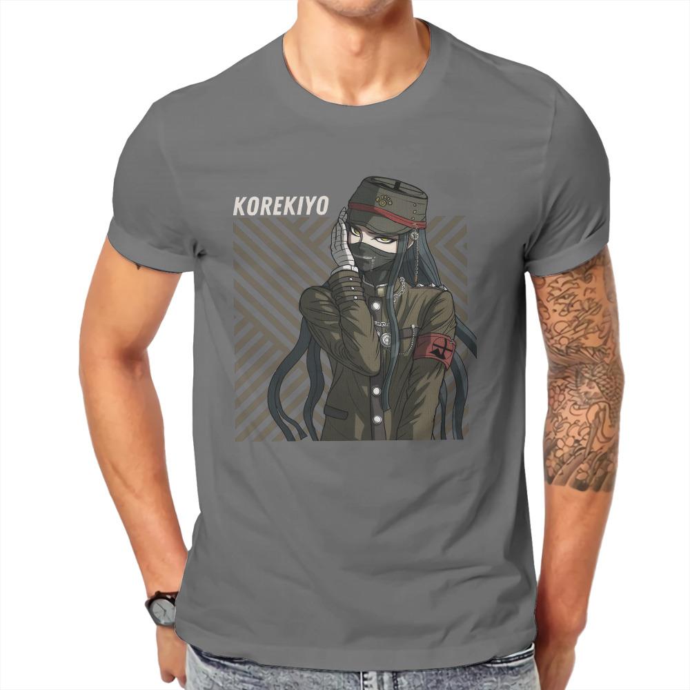 Danganronpa Bärenspiel Korekiyo Shinguji T-Shirt Klassisch Punk Sommer Übergroße Baumwolle Herrenbekleidung Harajuku Rundhals-T-Shirt