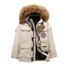 Plus Size Goose Down Parka Couples Mid-Length Winter Jacket 2026 Men Women Warm Workwear Style