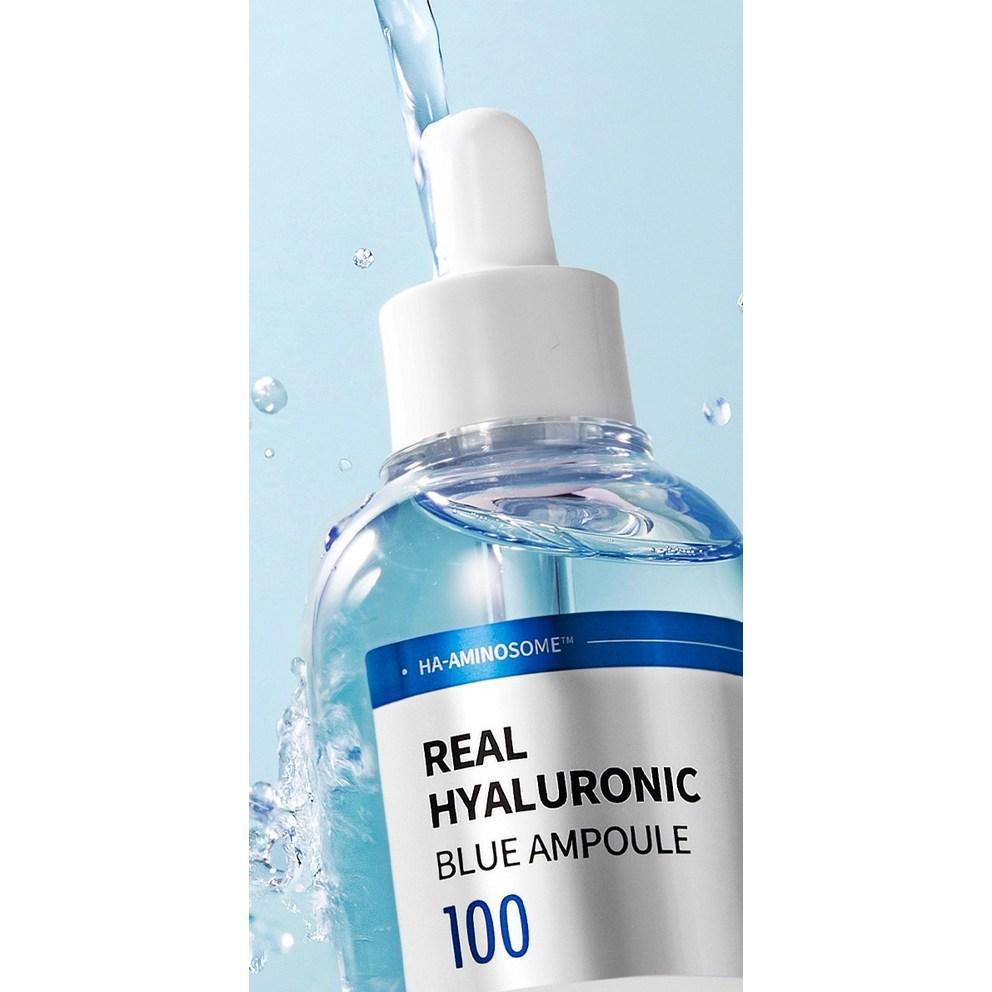 WELLAGE Real Hyaluronic Blue Ampoule, 100ml, 2 bottles