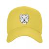 Custom Fashion West Highland Terrier Baseball Cap Women Unisex Adjustable Adult Westie Dog Dad Hat Spring Sun Hat