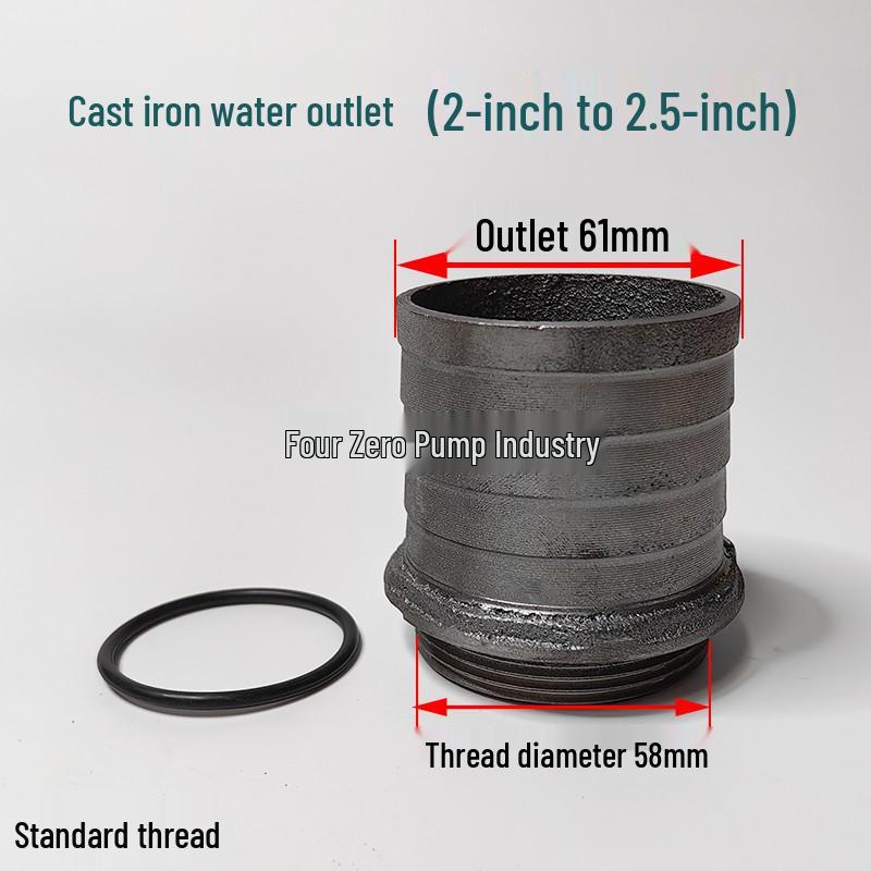 2-inch To 1-inch Cast Iron Elbow for Submersible Water Pump