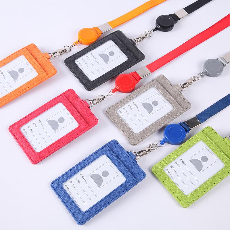 Student ID and Work Badge Holder with Lanyard