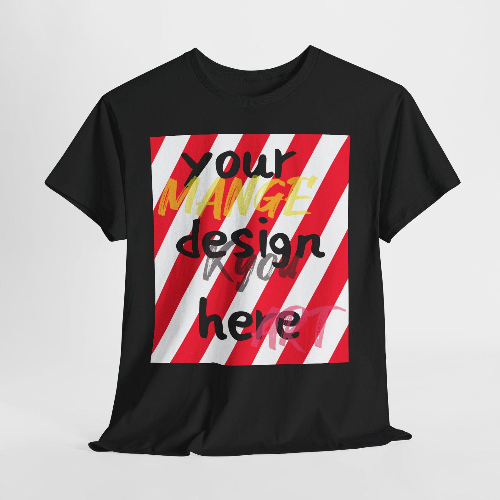 Custom Front & Back T-Shirt Printing | Personalized Graphic Tee | Full Print Custom Design Shirt S