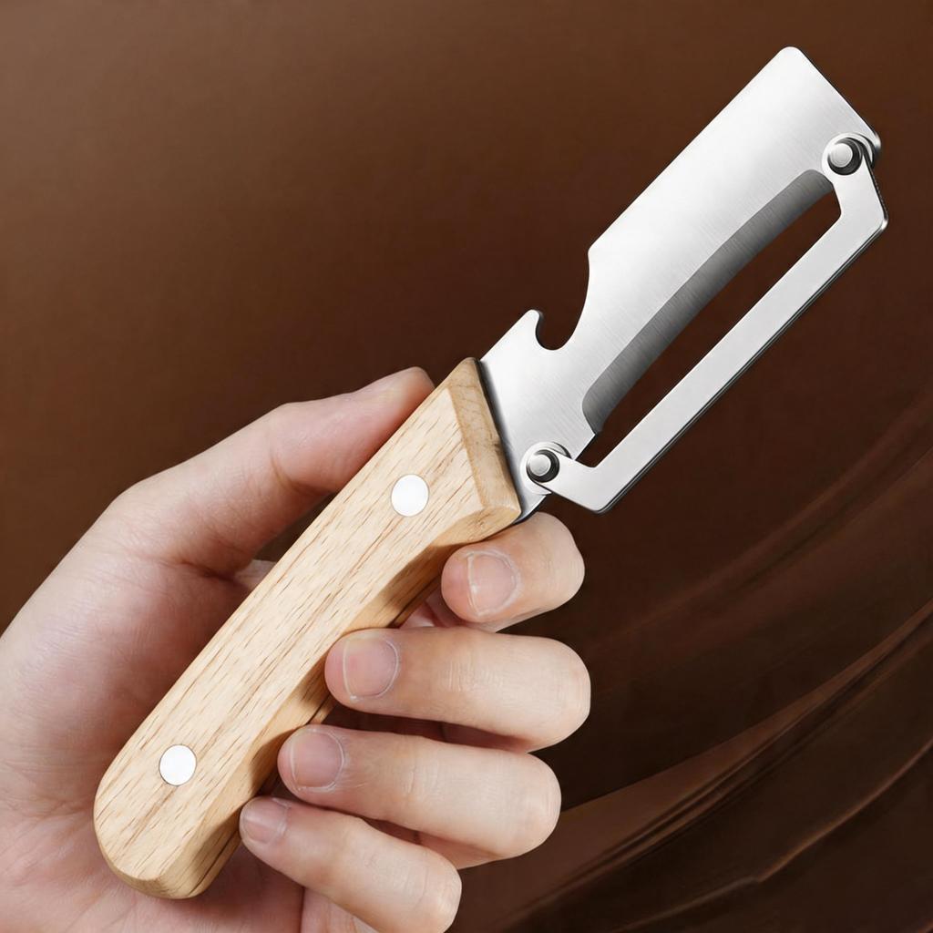 1/3/5/10pcs Stainless Steel Peeler with Wooden Handle for Peeling and Slicing Fruits and Vegetables Durable and Smooth Operation
