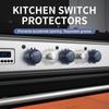 Universal Plastic Stove Knob Covers Anti-dirty Non-slip Gas Stove Knob Cover Dustproof Switch Cover Security Protection