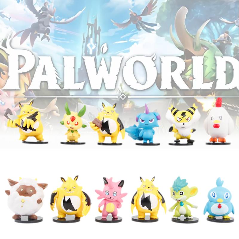 Doll Palworld Toys Model Action Figure Character Model Decor Collect 12 Pcs