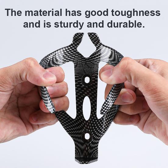 Bicycle Water Bottle Cage Lightweight Universal MTB Mountain Carbon Fiber Pattern Road Bike Cup Holder Mount