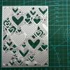 Heart Cover Pattern Background Metal Cutting Dies Dots Frame Stencils Die Cut for DIY Scrapbooking Embossing