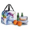 Cartoon Rainbow Unicorn Lunch Bag Women Cooler Thermal Insulated Lunch Box for Kids School Children Work Picnic Food Tote Bags