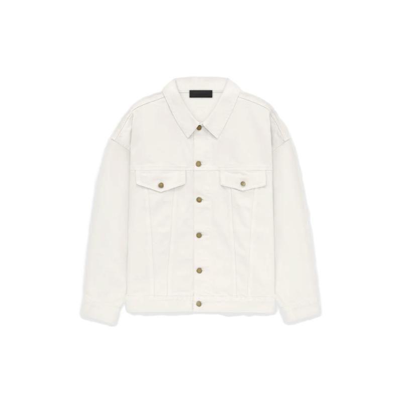 

Джинсовая куртка Fear of God Essentials Cloud Dancer Мужская верхняя одежда кремовая 202BT234271F XL