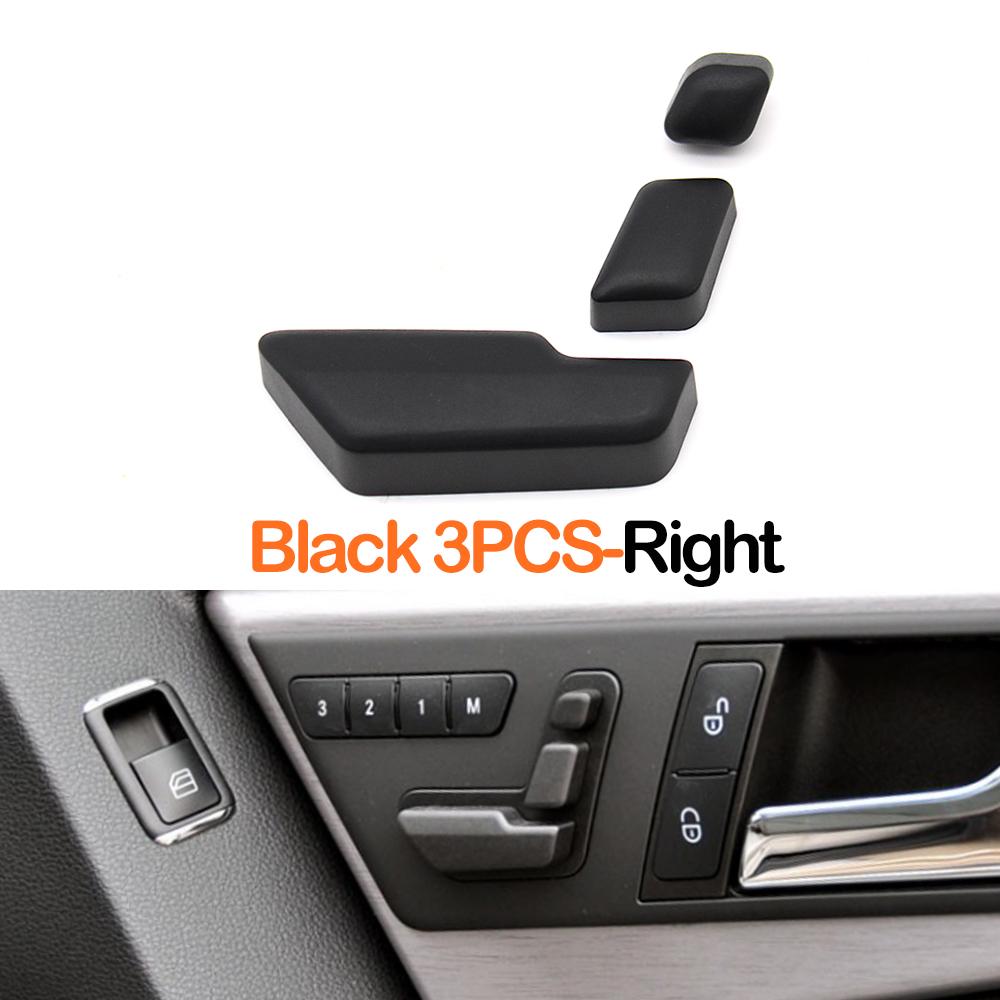 Car Front Seat Backrest Headrest Adjust Switch Button Cover For Benz C E GLK ML GL CLS Class W204 X204 W166 W207 W212 W218