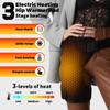Red Light Infrared Heating and Massage for Hip and Thigh Comfort, 660nm.