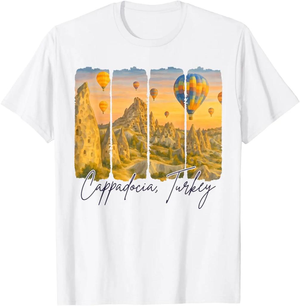 Cappadocia Turkey Travel Brushstroke Cappadocia Souvenir T Shirt Hoodie