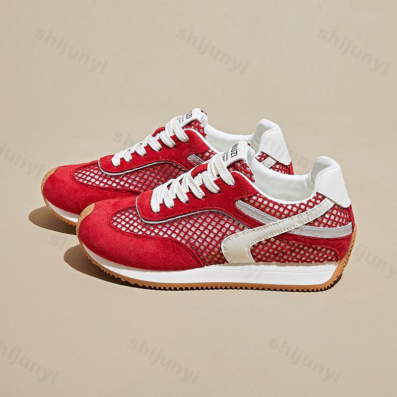 Women's Casual Sport Shoes 2026 Lightweight Soft Breathable Mesh Flats Fashion Non Slip Versatile Platform Sneakers Footwear