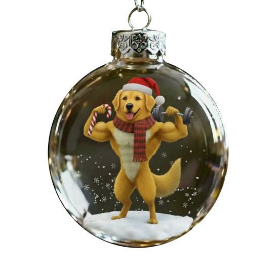 

Праздничные фигурки животных, елочные украшения, прозрачные пластиковые рождественские шары для домашнего веселого праздничного декора E