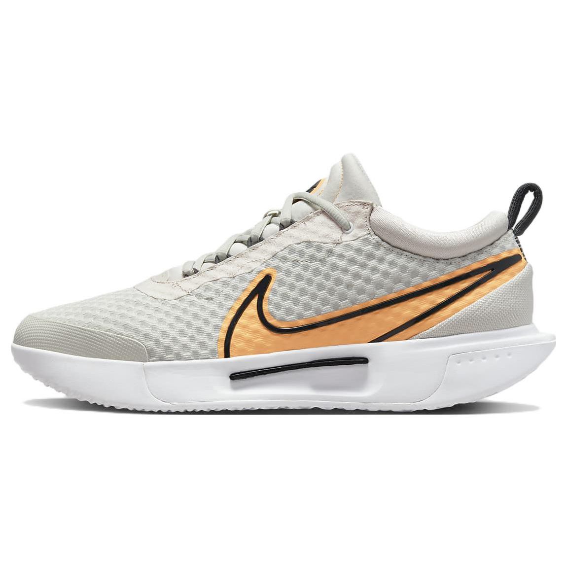 Мужские кроссовки NikeCourt Zoom Pro HC Светлая кость Персиковый Белый Темно-дымчато-серый Персиково-кремовый DH0618-002 44