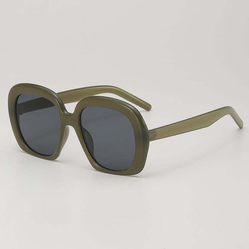 JYL TS Oversized Sunglasses UV Protection Face Slimming Style 6673