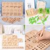 Number Wooden Puzzle Board With Insert Sticks Children Cognitive Development Toy