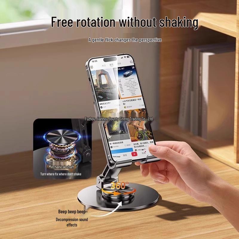 Rotatable Foldable Alloy Desktop Phone & Tablet Stand