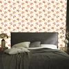 Monkey Wallpaper White, Cream and Peach for Living Room and Bedroom 50x1000