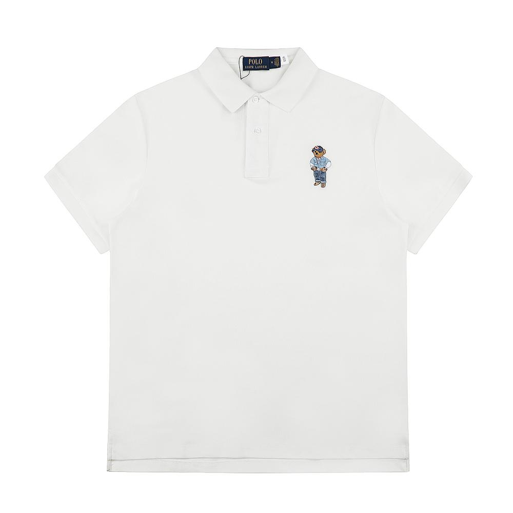 Ralph Lauren Letní Pánské a Dámské Pique Polo Tričko ze 100% Bavlny s Vyšívaným Logem Medvídka Polo
