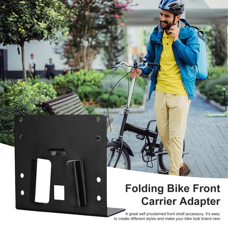 Bike Bag Adapter Front Bag Carrier Block Adapter ForBrompton Bike Folding Sbag Basket Bicycle Bag Cycling Accessory
