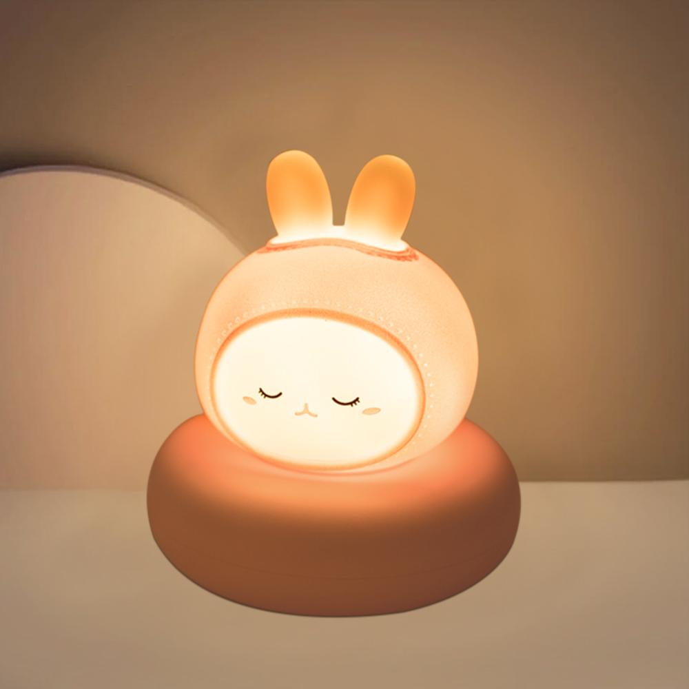 Lovely LED Night Light for Kids 3 Level Dimmable Nursery Sleeping Nightlight  Touch Sensor Beside Lamp for Toddler Decor