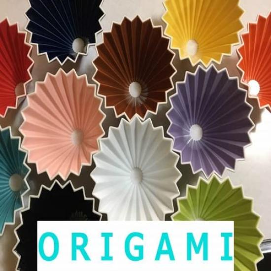 ORIGAMI Origami Dripper M størrelse Oransje For 2 til 4 personer Eske inkludert Gravert holder selges separat (oransje)