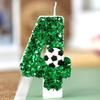 1PCS Number 0 1 2 3 4 5 6 7 8 9 Football Decoration Birthday Candle Boy Cake Things Candle Sparkles Children's Candles Surprises