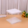 6-inch Transparent Square Single-Layer Cake Boxes (5-pack)