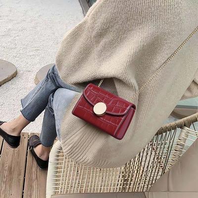 Prepúcio Feminino Bolsa Feminina Bolsa Transversal Bolsa de Ombro de Corrente da Moda Feminina