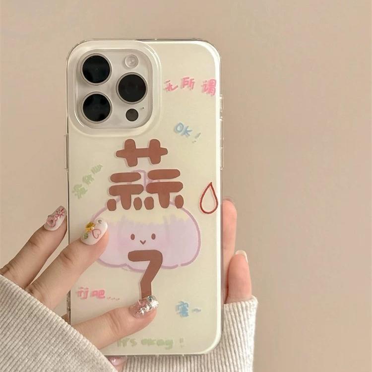 

Imd Big Hole Garlic for Apple 17pro Mobile Phone Case 12/10/9/8/7/6/5pro/4 Female for Oppok11 For iPhone 17