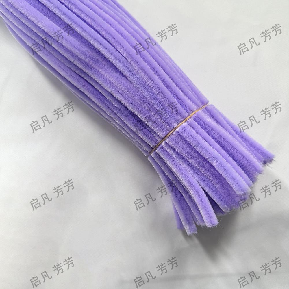 8mm Macaron Color Encrypted Twist Ties Chenille Stems for DIY Toys
