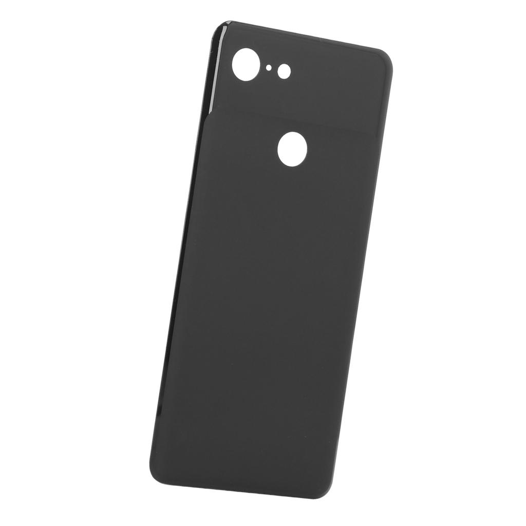 Replacement Back Glass Cover Black with Pre Installed Tape Repairing Tool Phone Rear Glass Door Cove