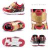 Marvel Magic Sneakers Boys Kids MVL013 cm 2E [Moonstar] Spider-Man 14~21cm Red/Gold 16.0