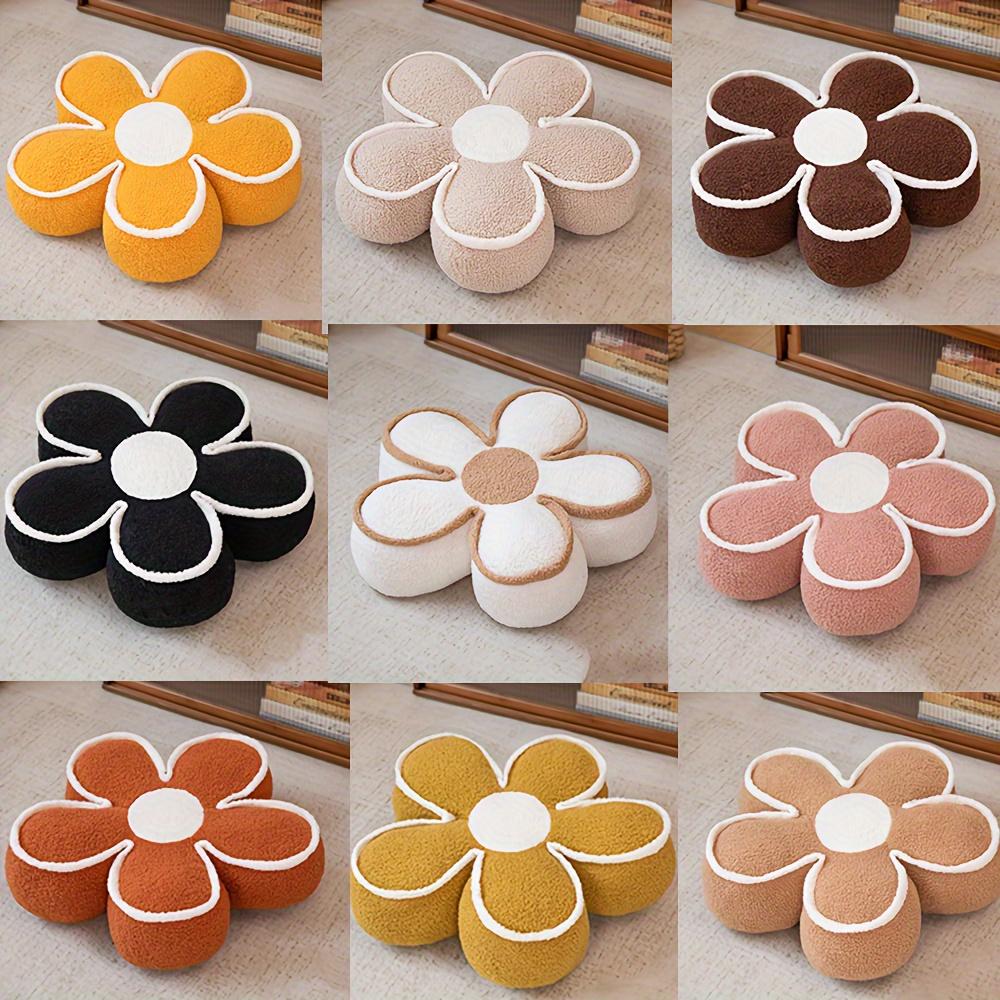 1ks Podlahový polštář ve tvaru květiny, Roztomilý sedák, Domácí dekorace, Dárek na Halloween, Den díkůvzdání, Vánoce, Nový rok, Valentýn