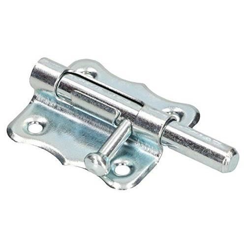Verrou de porte - KOTARBAU - Pêne coulissant - Acier robuste - Montage rapide - Argent 40 mm
