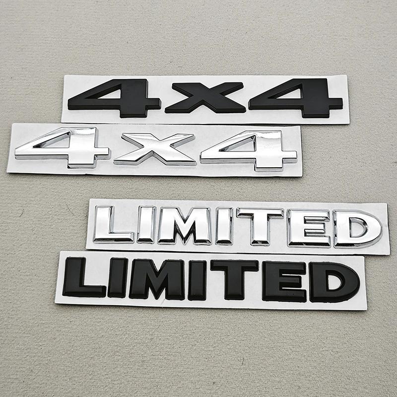3D Metal Car Letters 4X4 LIMITED Logo Emblem Trunk Badge Stickers For Jeep Grand Cherokee Overland Compass Wrangler Accessories Uy1