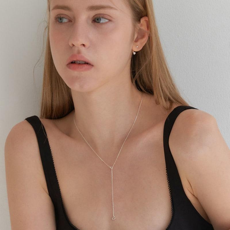 

OVLA two hearts necklace_2color JN013 gold