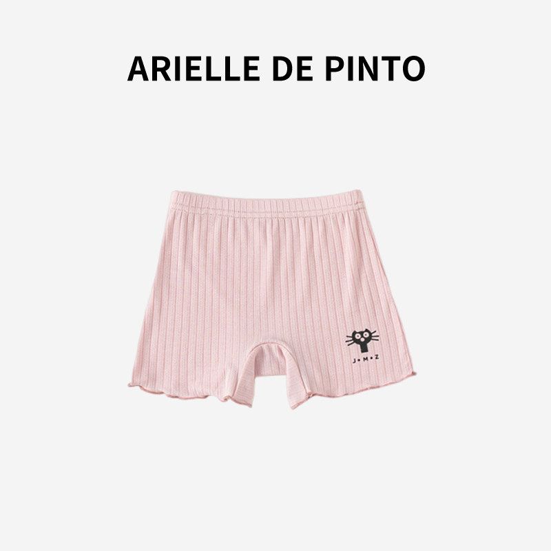 Французские шорты с оборками Arielle De Pinto для девочек, 2026 год, летние, однотонные, летние защитные шорты Pink 140